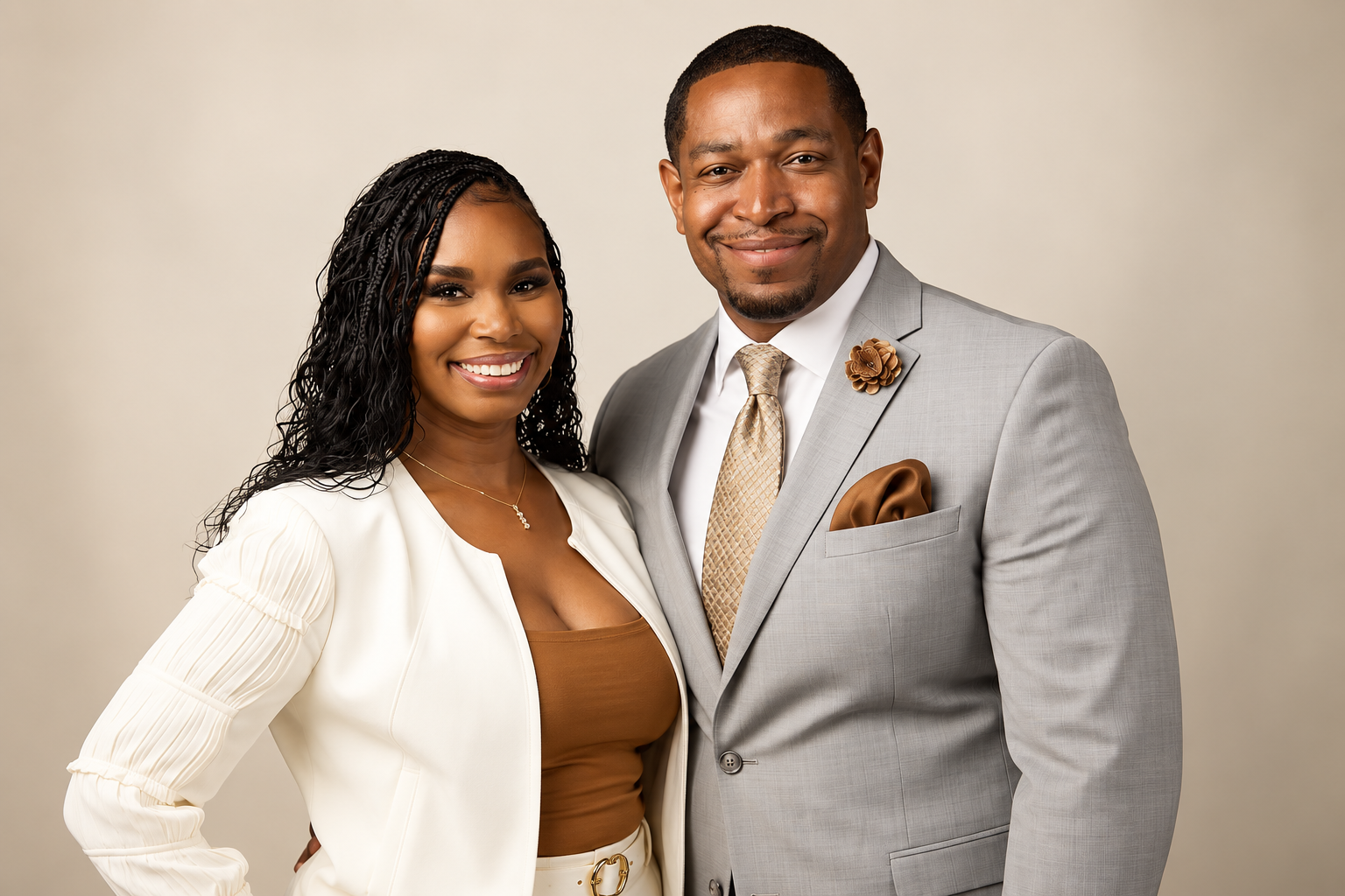 Esha and Antonio Vinson, co-founders of Tax Pro Collective